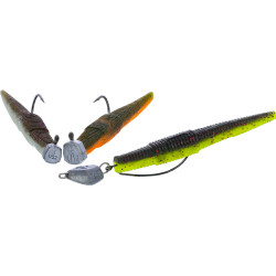 P252-663-254 Zestaw gum Westin Ned Worm Slim R 'N R 5,5cm 3szt. - Dark Water Mix