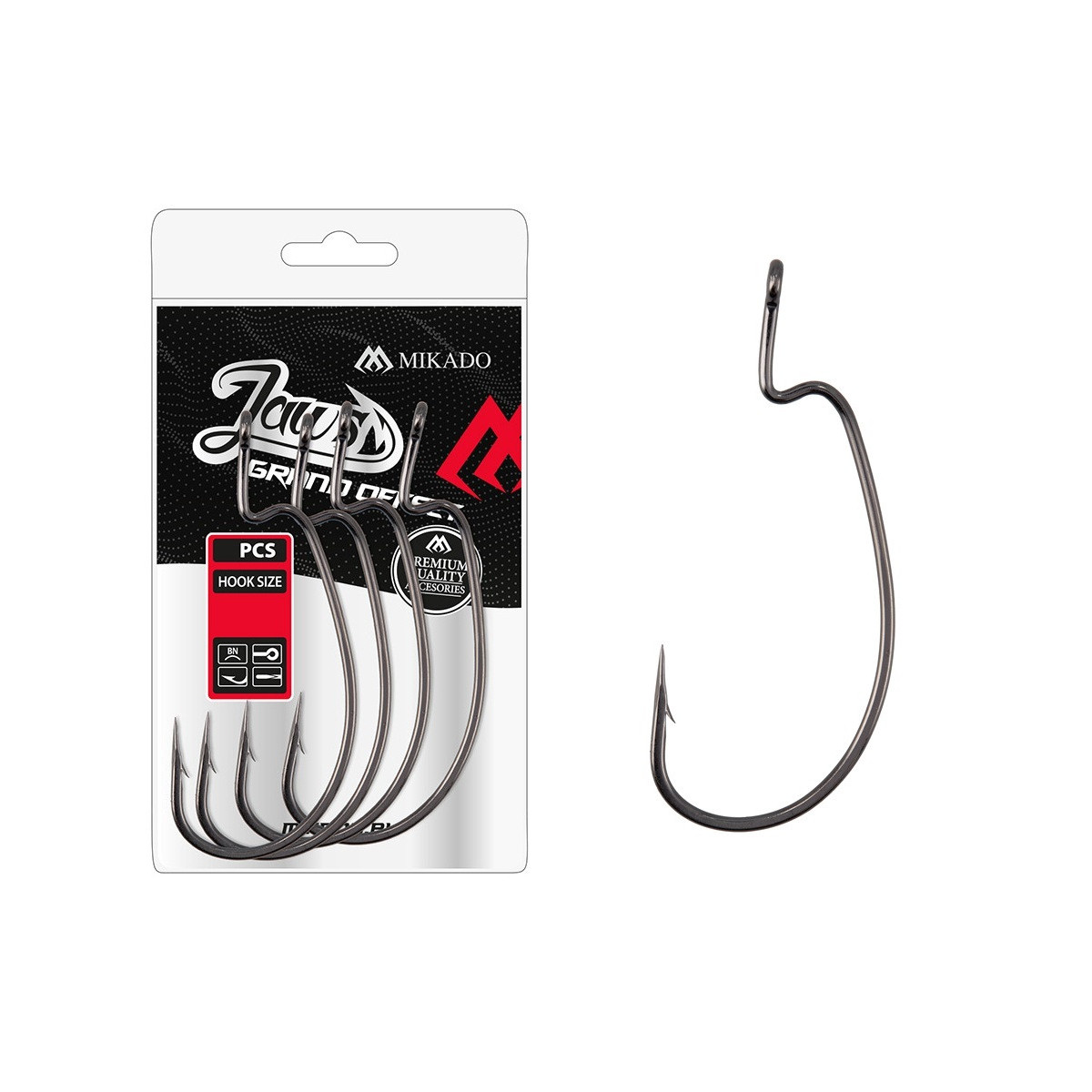 Haczyki Mikado Jaws Grand Offset