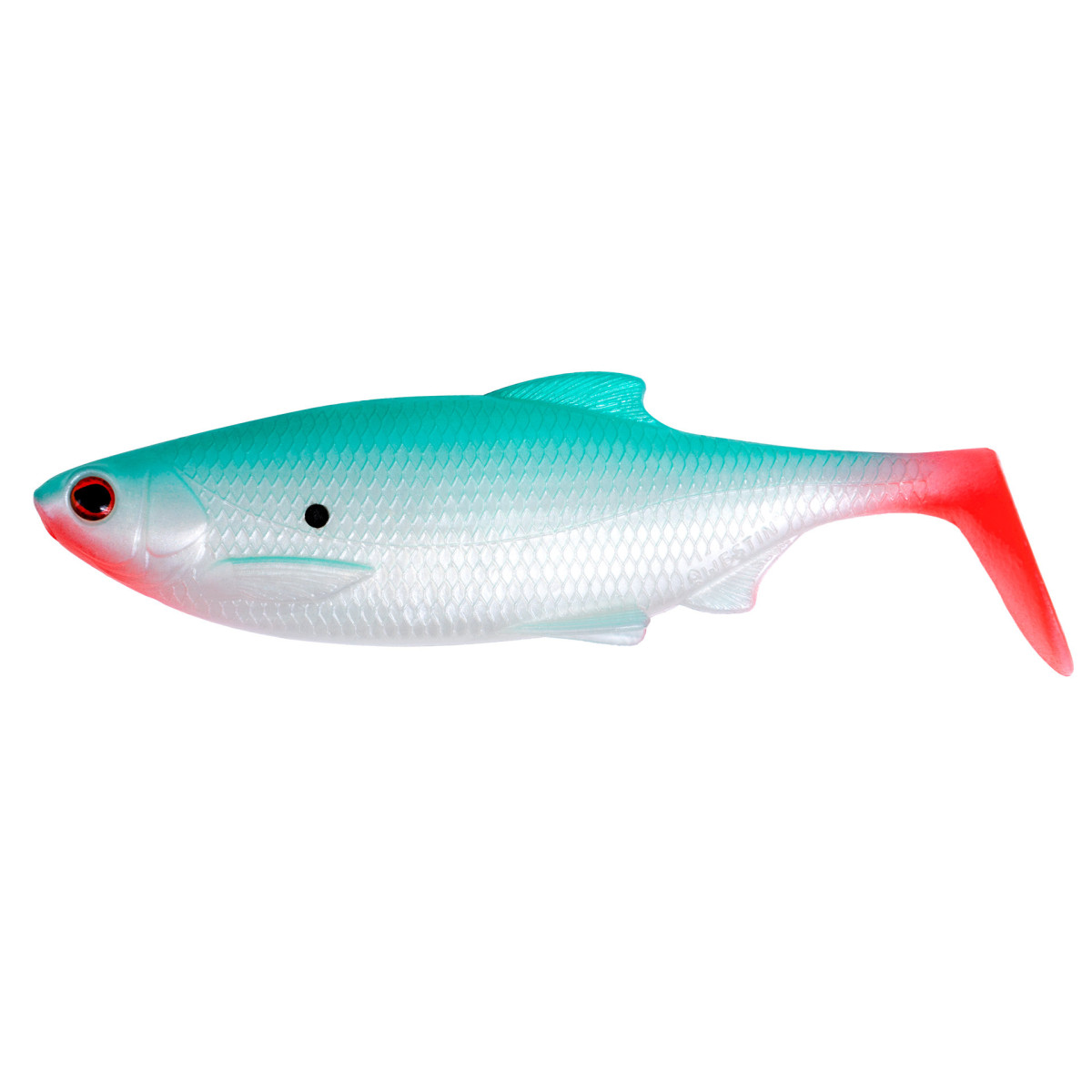 Guma Westin Ricky The Roach Shadtail 10cm - Silent Dot /EDYCJA DRAPIEŻNIK/