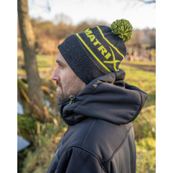 Czapka zimowa Matrix Lime & Grey Bobble Hat GHH010