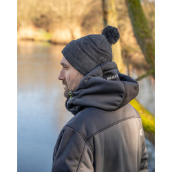 GHH011 Czapka zimowa Matrix Grey Sherpa Bobble Hat