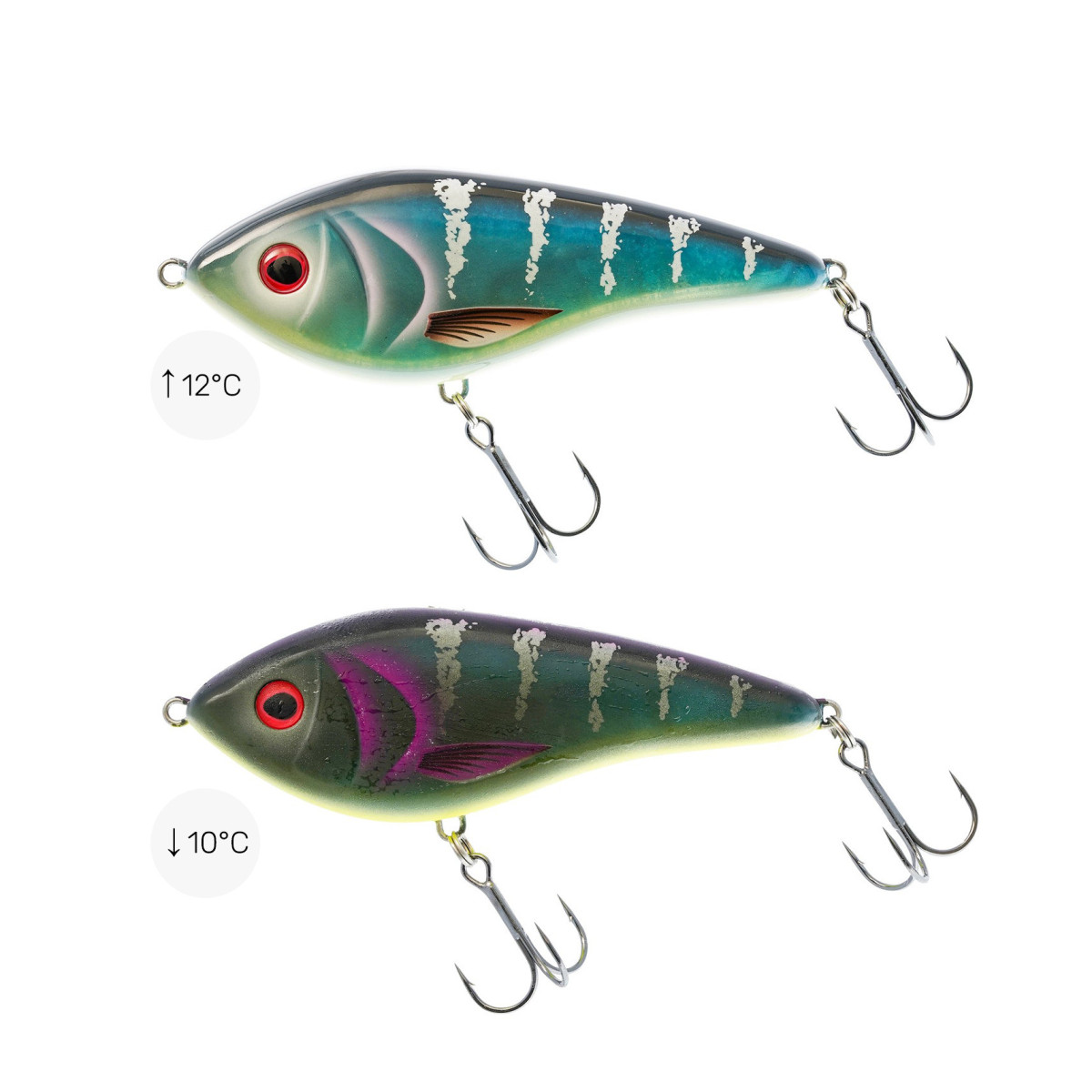 Wobler Westin Swim Glidebait - TC Blue/Black