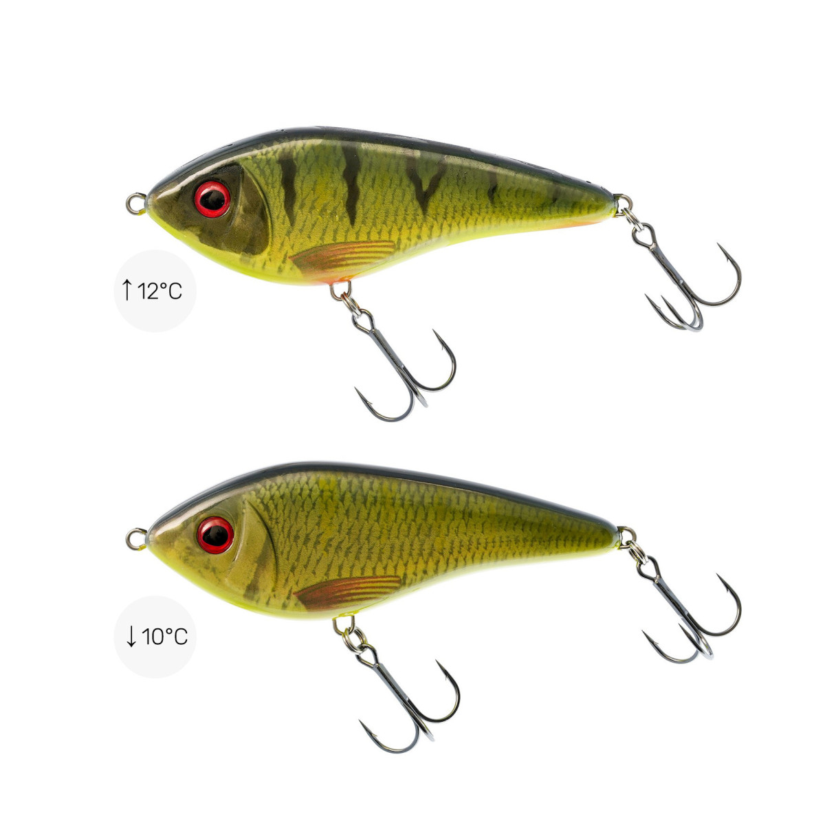 Wobler Westin Swim Glidebait - TC Roach/Perch