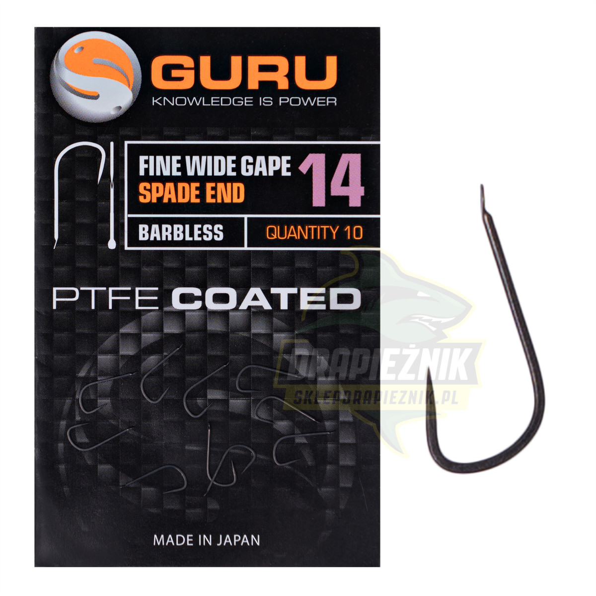 Haczyki Guru Fine Wide Gape