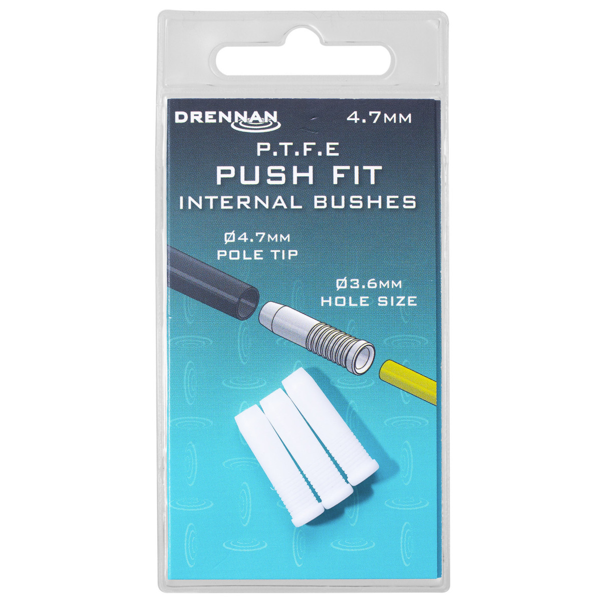 TOAF02 Teflon Drennan Push Fit Bush Internal - 4.7mm