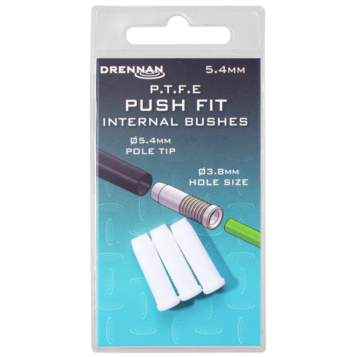 TOAF03 Teflon Drennan Push Fit Bush Internal - 5.4mm