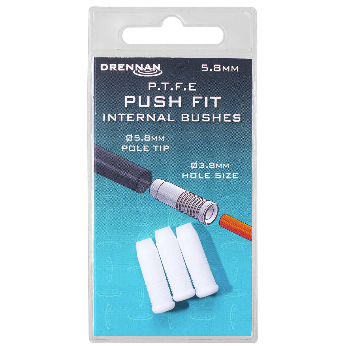 TOAF04 Teflon Drennan Push Fit Bush Internal - 5.8mm