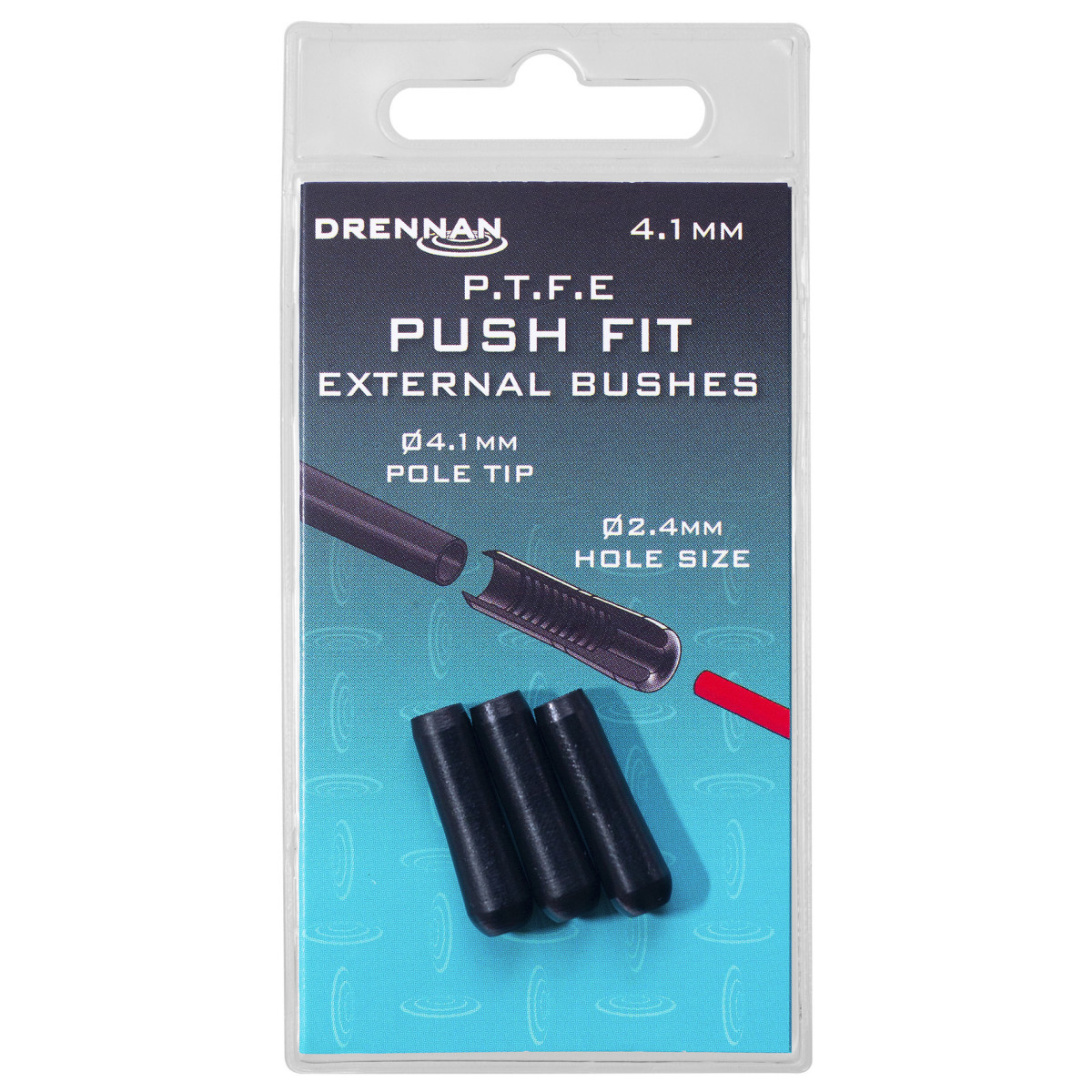TOAG01 Teflon Drennan Push Fit Bush Internal - 4.1mm