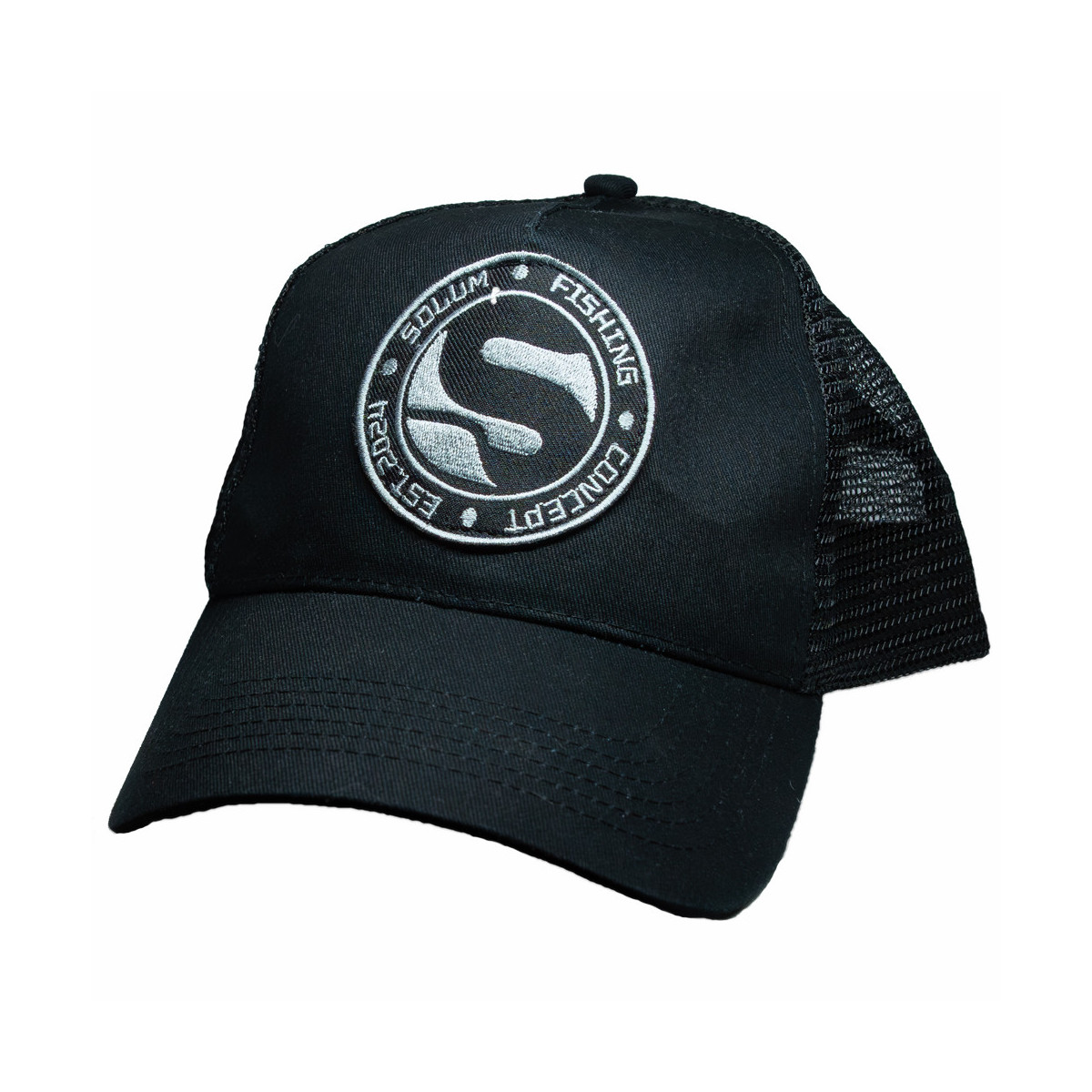 SL-CZA-DSCZ Czapka z daszkiem Solum Trucker Cap - czarna