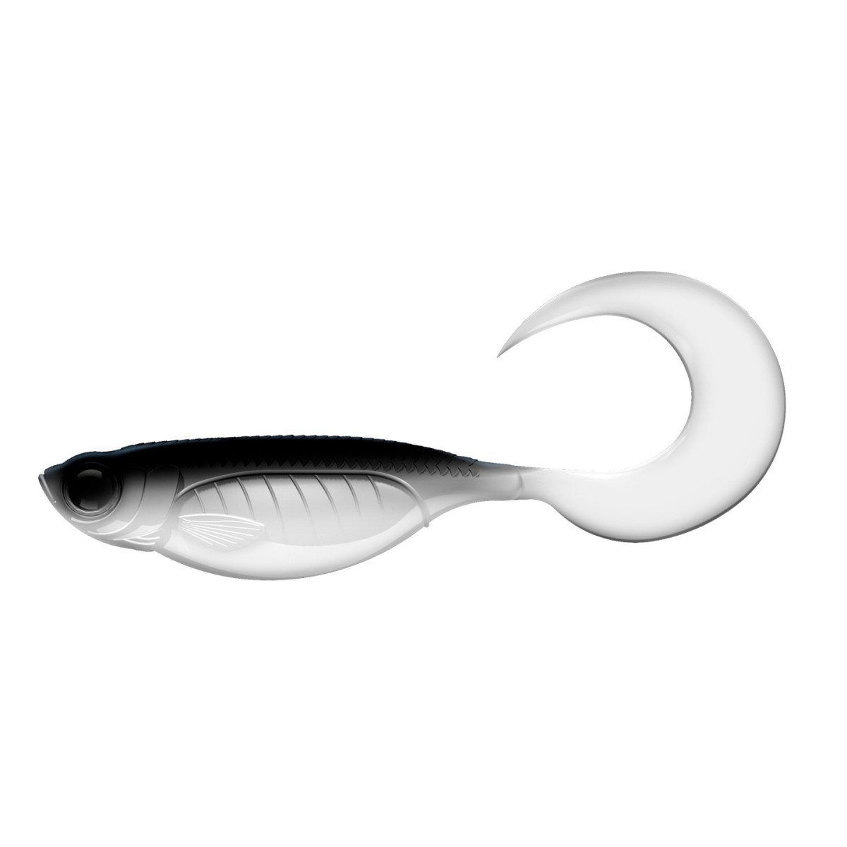 Libra Lures Embrion Twist Tail - 001 / WHITE