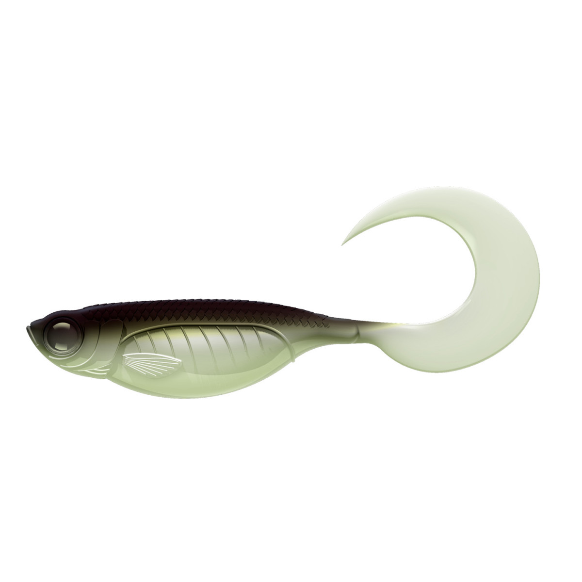 Libra Lures Embrion Twist Tail - 031 / OLIVE WHITEFISH