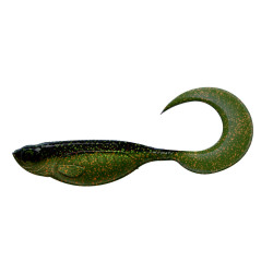 Libra Lures Embrion Twist Tail - 132 / MOTOR OIL GREEN
