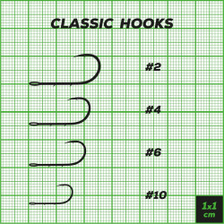 Haczyki Perch Professor Classic Hooks - rozmiary