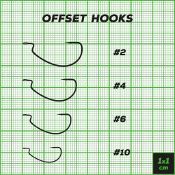 Haczyki Perch Professor Offset Hooks - rozmiary