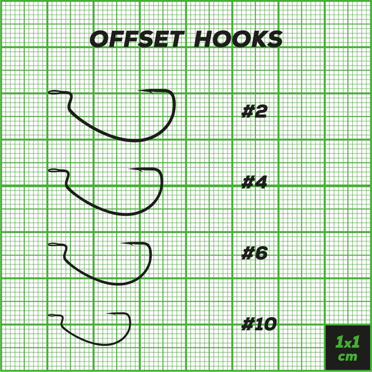 Haczyki Perch Professor Offset Hooks - rozmiary