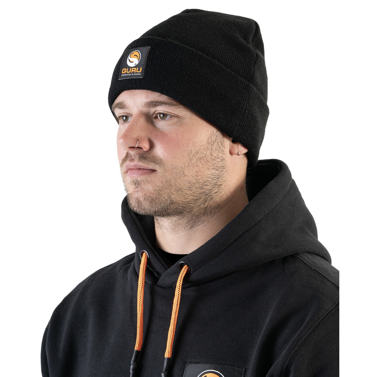 GBH09 Czapka Guru Patch Beanie Black