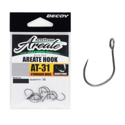 Haczyki Decoy AT-31 AREATE Hook Standard Wire