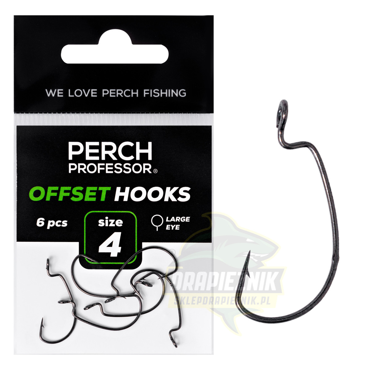 Haczyki Perch Professor Offset Hooks