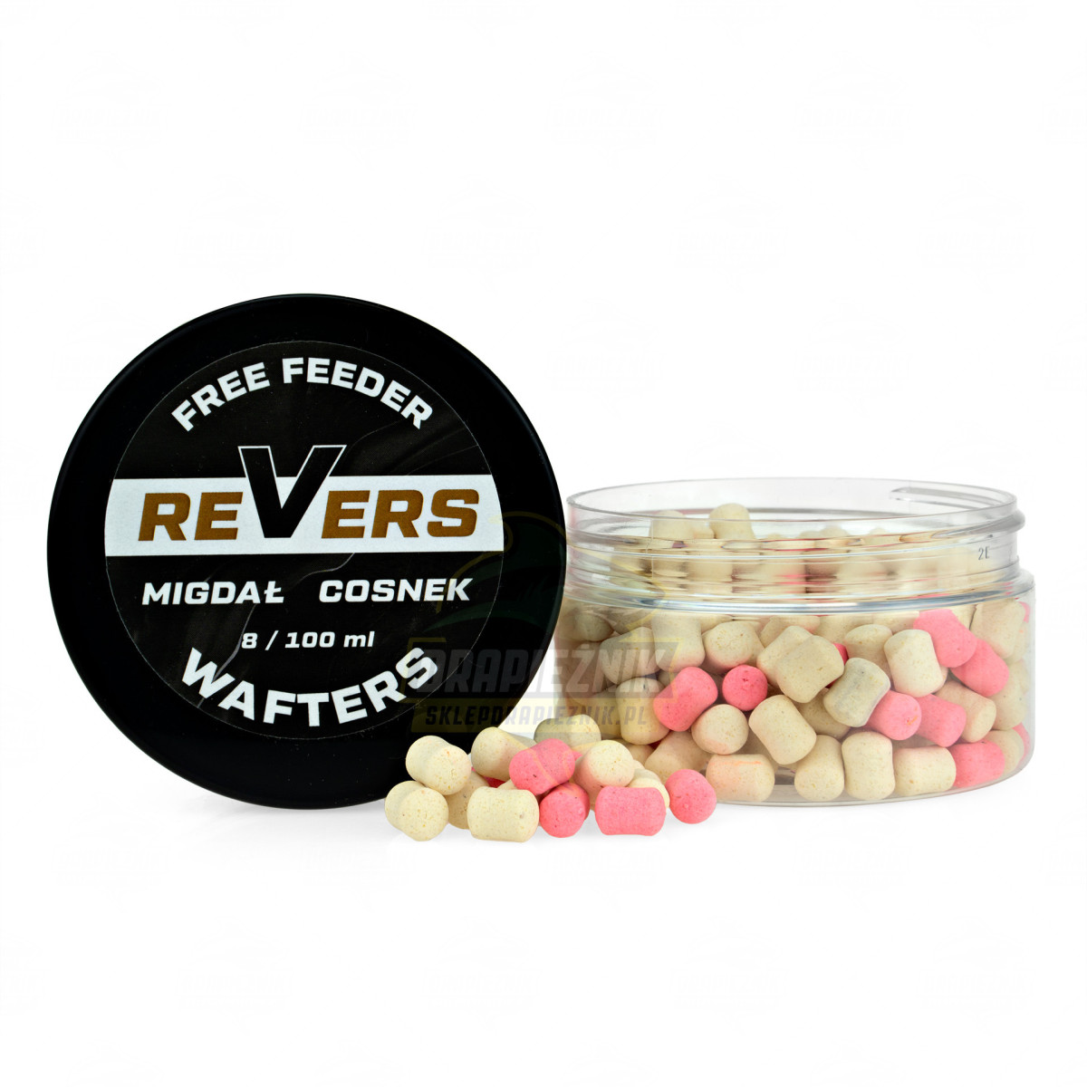 MCK-REV8-MCZ MC KARP Dumbells REVERS Wafters 8mm - Migdał Czosnek