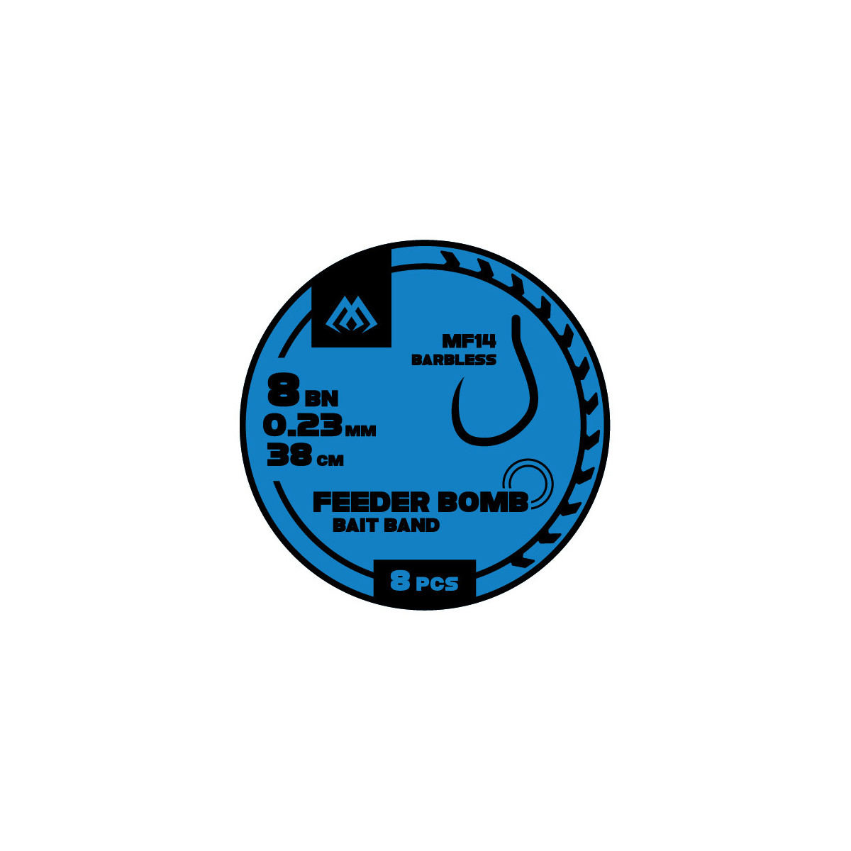 Przypony Mikado Feeder Bomb Bait Band MF14 BEZ ZADZIORA / ŻYŁKA / GUMKA