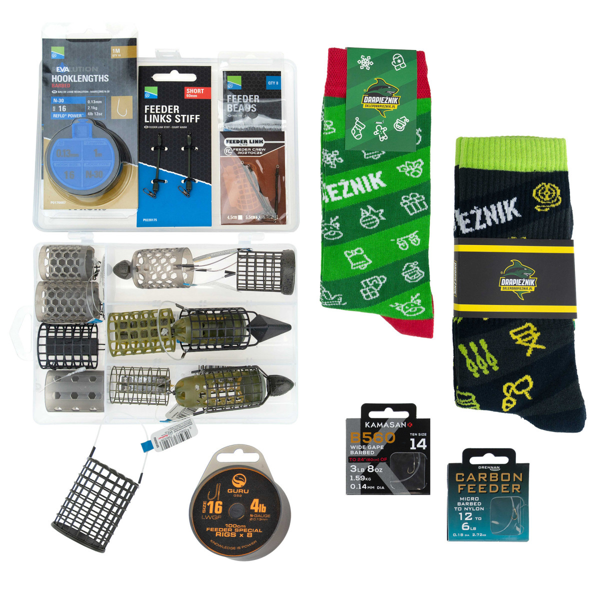 Prezent dla Wędkarza - Akcesoria Feeder - Zestaw 9