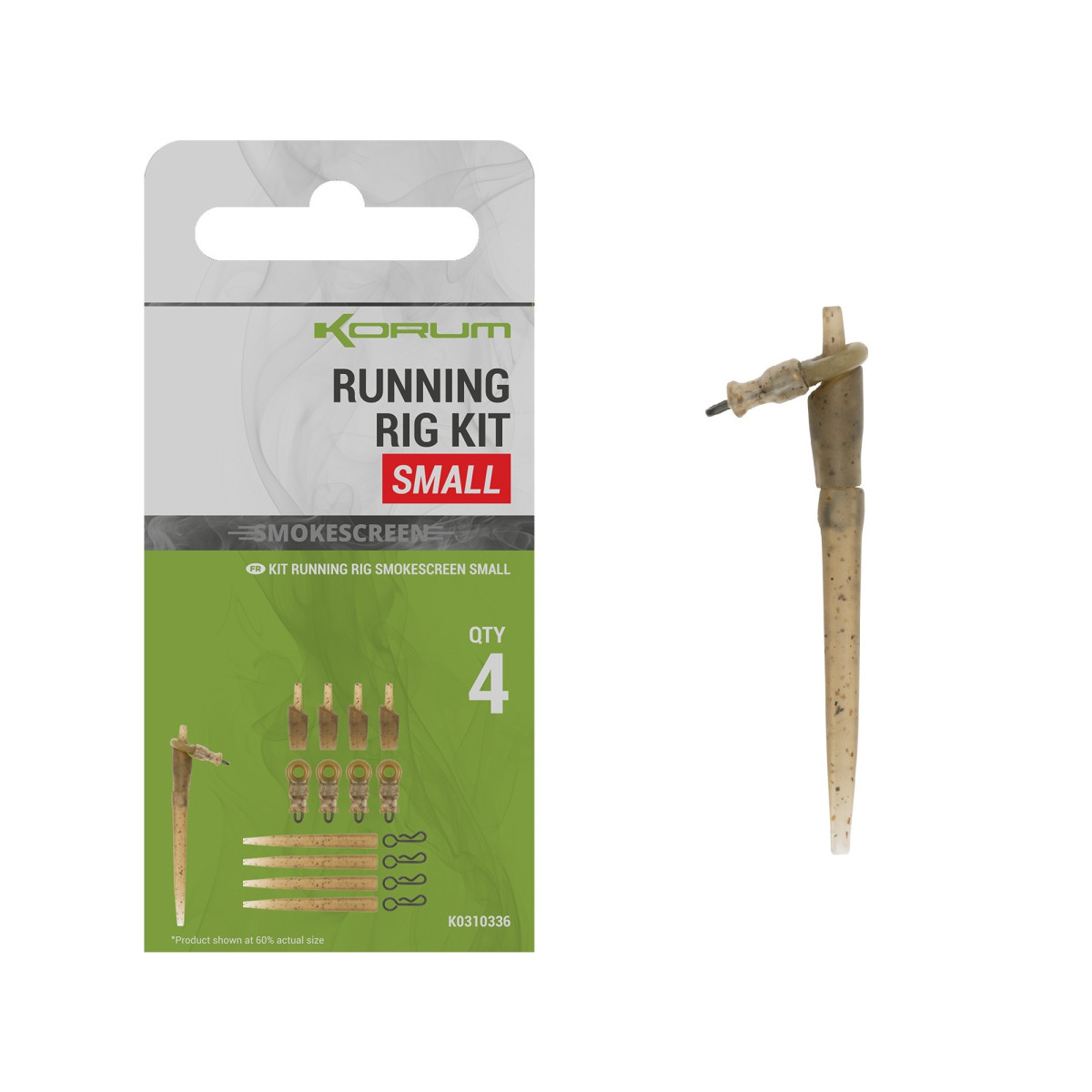 K0310336 Łączniki Korum Smokescreen Running Rig Kit - Small