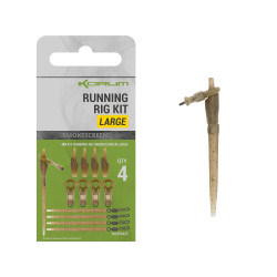 K0310337 Łączniki Korum Smokescreen Running Rig Kit - Large