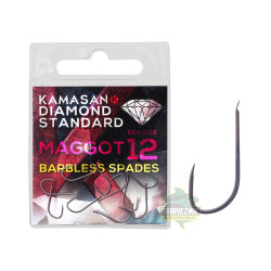 Haczyki Kamasan Diamond Standard Maggot BARBLESS SPADES