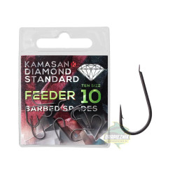 Haczyki Kamasan Diamond Standard Feeder BARBED SPADES
