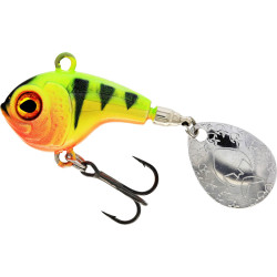 Przynęta Westin DropBite Spin Tail Jig - Chartreuse Perch
