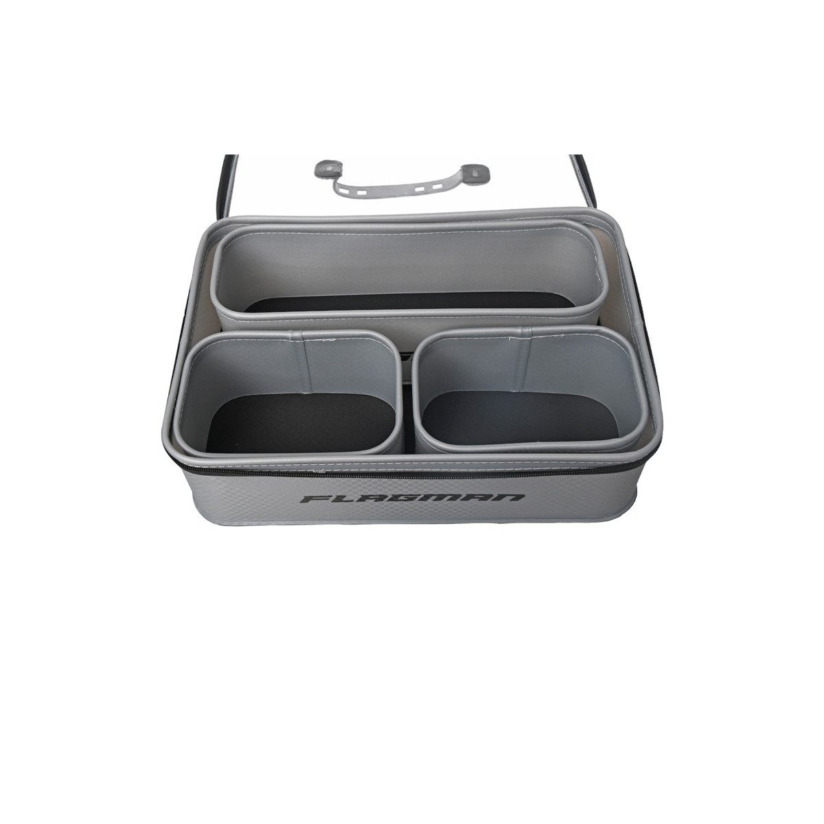 FGEVA011 Zestaw pojemników Flagman EVA Gray Woven Bag Set