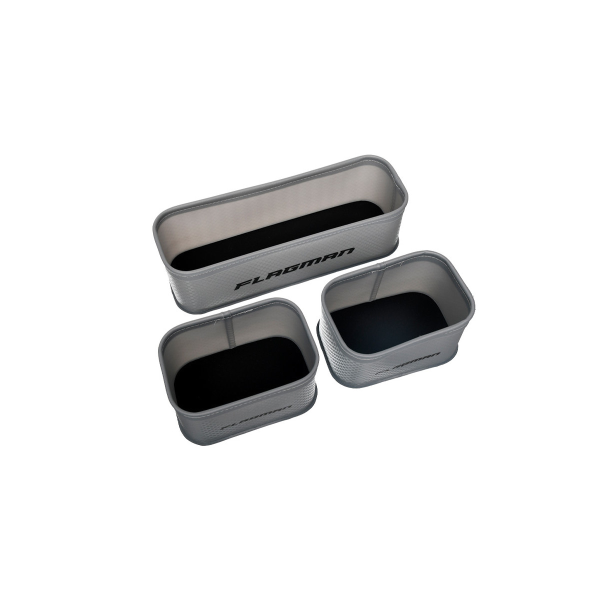 FGEVA011 Zestaw pojemników Flagman EVA Gray Woven Bag Set