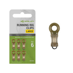 K0310350 Klipsy Korum Smokescreen Running Rig Clips - Large