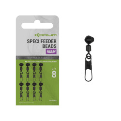 K0310352 Agrafki z krętlikiem Korum Smokescreen Feeder Beads 5mm