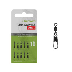 K0310357 Agrafki z krętlikiem Korum Smokescreen Link Swivels - Small