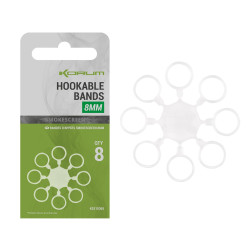 K0310365 Gumki Korum Smokescreen Hookable Bands - 8mm