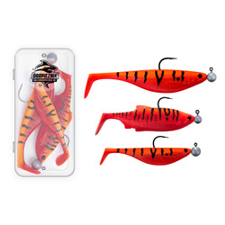 Zestaw zbrojonych gum Westin "Dot Series" - Flame Dot /EDYCJA DRAPIEŻNIK/