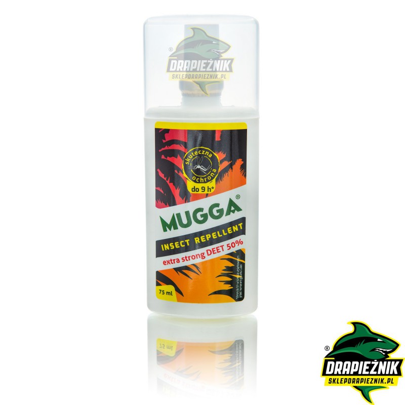 Preparat na komary Mugga EXTRA STRONG Spray 75ml 50%DEET