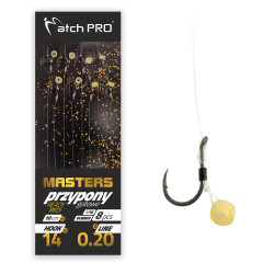 Przypony MatchPro Method Feeder Masters Rubber M16 ŻYŁKA / GUMKA