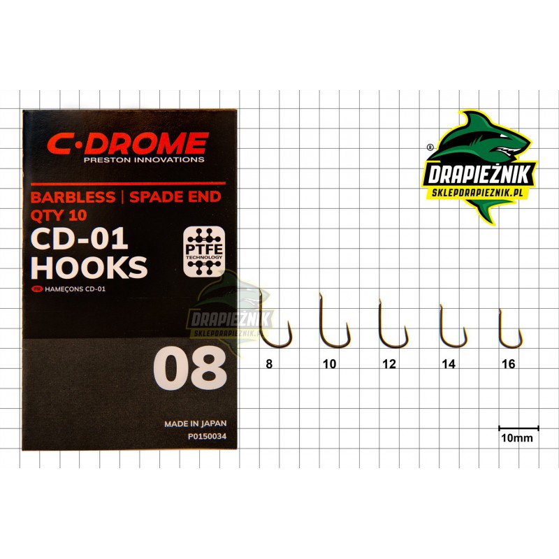 Preston C-Drome CD-01 Barbless