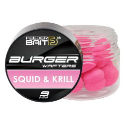 FB37-11 Feeder Bait Burger Wafters 9mm - Squid & Krill