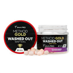 979032 Przynęty MatchPro Method Gold Wafters Washed Out 8mm - SHRIMP