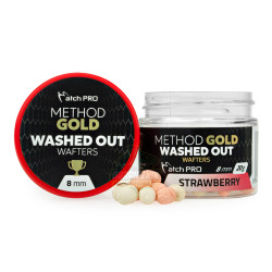 979034 Przynęty MatchPro Method Gold Wafters Washed Out 8mm - STRAWBERRY