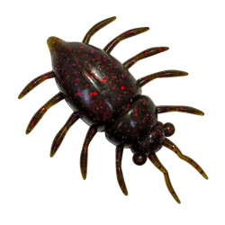 Gumy FishUp Maybug - 050 Green Pumpkin Brown / Red & Purple