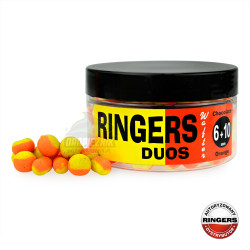 PRNG78 Ringers Chocolate Orange Duos Wafters 6+10mm - Orange-Yellow