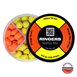 Przynęty Ringers Wafters Mix - Yellow/Orange 10mm