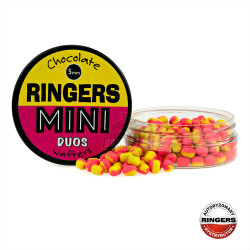 Ringers Chocolate Orange Duos Wafters 8x5mm - MINI Pink/Yellow