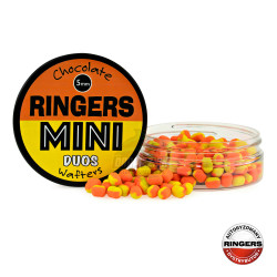 Ringers Chocolate Orange Duos Wafters 8x5mm - MINI Orange/Yellow