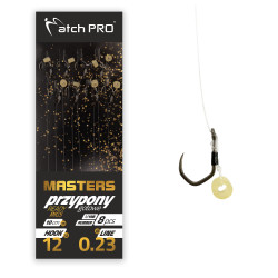 Przypony MatchPro Method Feeder Masters Rubber M19B ŻYŁKA / GUMKA
