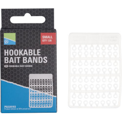 P0220193 Gumki do pelletu Preston Hookable Bait Bands - Small